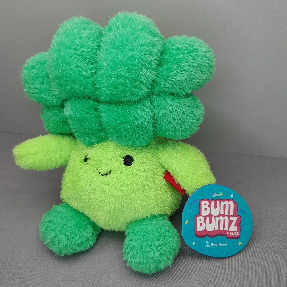 Bumbumz Rootbumz Bobby the Broccoli Plush 7.5